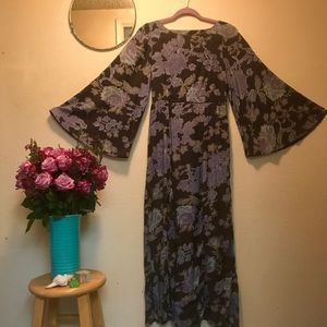 Free People Floral Maxi Dress